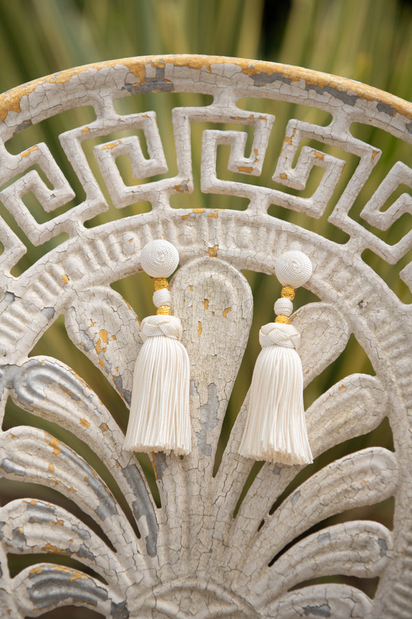 Tassel - White